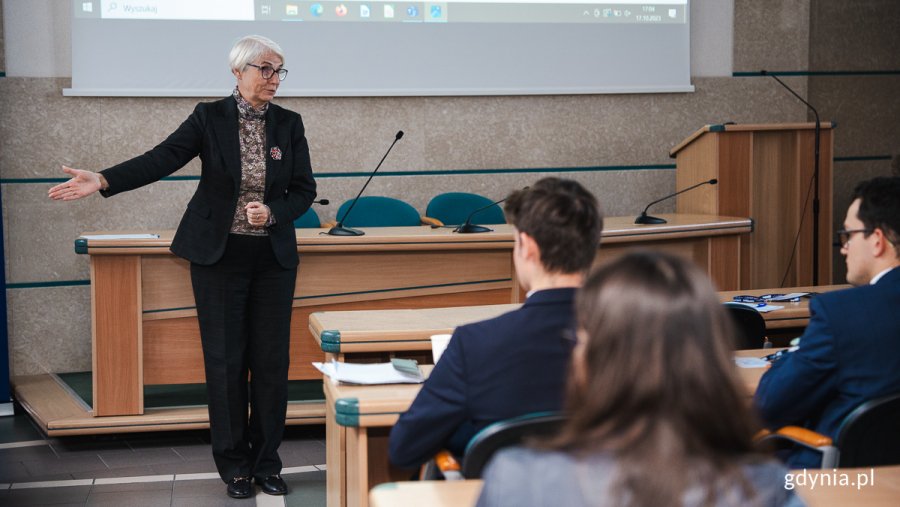 Przewodnicząca Rady Miasta Gdyni Joanna Zielińska / fot. Mateusz Dietrich 