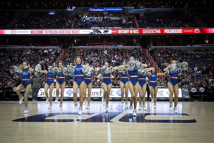 Cheerleaders Gdynia podczas występu w Waszyngtonie, fot. Mariusz Mazurczak