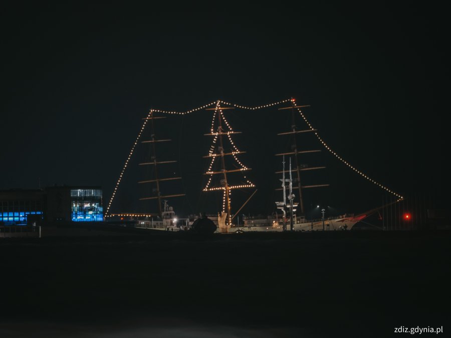 Świątecznie przystrojona Gdynia