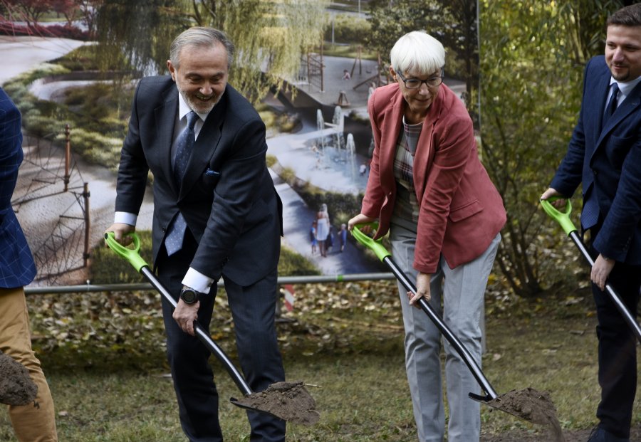 Wojciech Szczurek - prezydent Gdyni i Joanna Zielińska - przewodnicząca Rady Miasta Gdyni, fot. Kamil Złoch