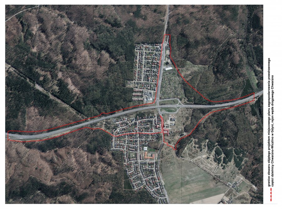 Plany zagospodarowania przestrzennego dzielnicy Chwarzno-Wiczlino, rejon węzła Chwarzno // mat.prasowe