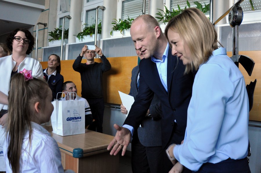 Wręczenie nagród uczestnikom konkursu / fot. Dorota Nelke