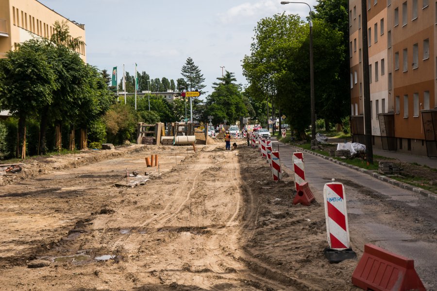 budowa kanalizacji ul. Opata Hackiego