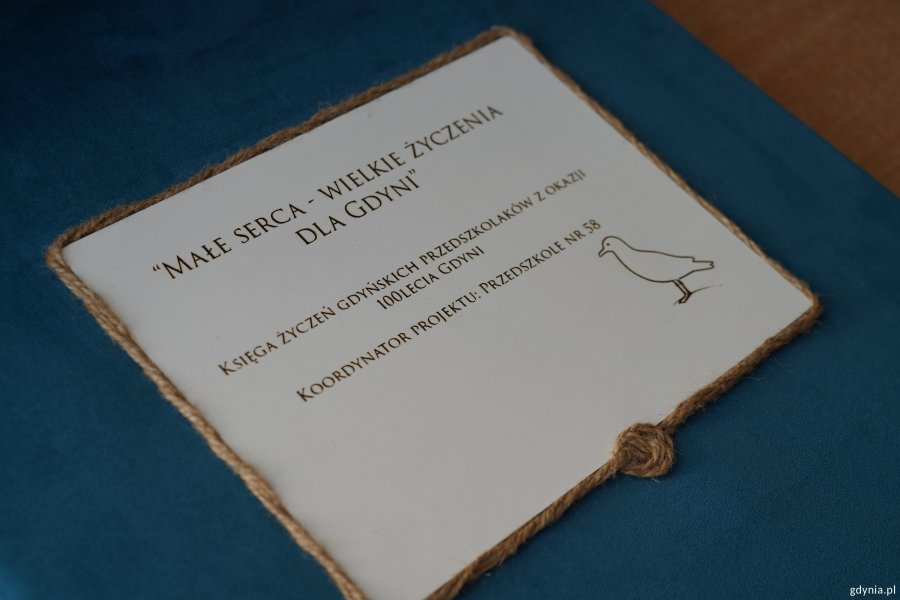 &bdquo;Małe serca &ndash; wielkie życzenia dla Gdyni&rdquo;, czyli okładka urodzinowego albumu dla Gdyni