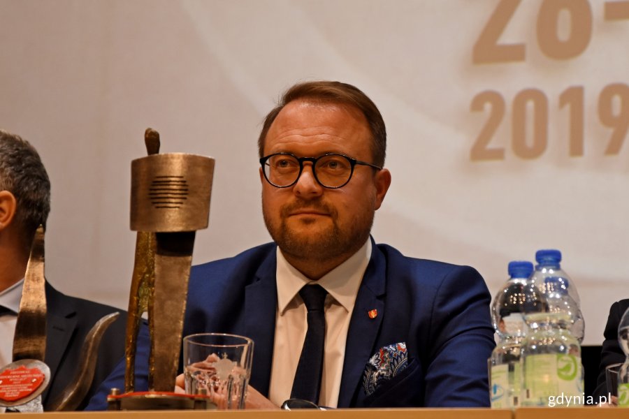 Konferencja prasowa Festiwalu NNW z udziałem m.in. Marka Łucyka, wiceprezydenta Gdyni i Arkadiusza Gołębiewskiego, dyrektora festiwalu // fot. Paweł Kukla