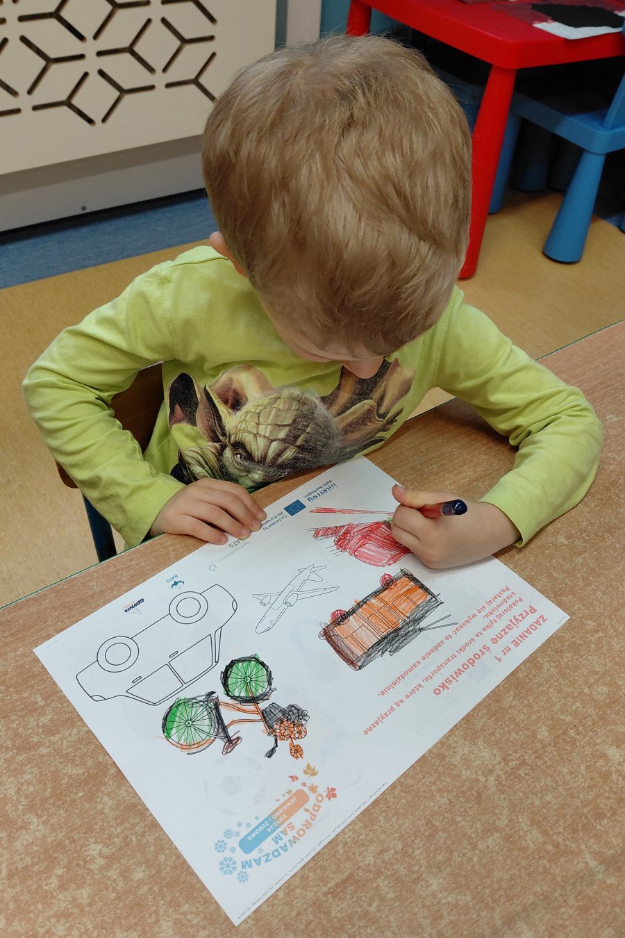 „Odprowadzam Sam”, na zdjęciu dzieci z Przedszkola nr 35 (fot. Katarzyna Balcerzak)