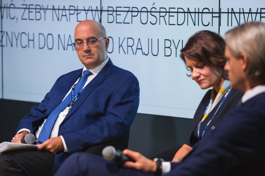 Wystąpienie wiceprezydent Gdyni Katarzyny Gruszeckiej-Spychały w panelu dyskusyjnym podczas XXVII Forum Ekonomicznego w Krynicy-Zdrój // fot. Natalia Miedziak-Skonieczna