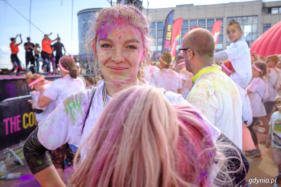 Bieg The Color Run w Gdyni, 16.09.2017 // fot. Dawid Linkowski