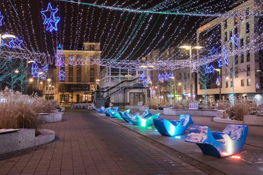Zimowy plac Kaszubski, fot. Karol Stańczak