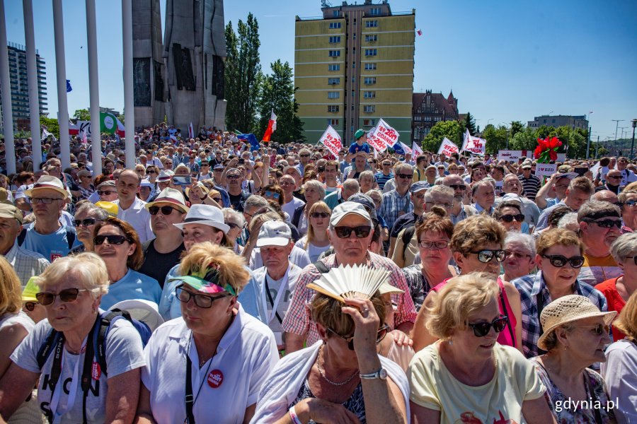 We wtorek, 4 czerwca w Gdańsku odbyły się centralne obchody Święta Wolności i Solidarności, fot. Piotr Hukało.