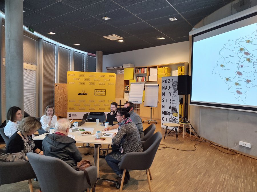 Warsztaty projektów miejskich BO2022 odbywają się w UrbanLab Gdynia //fot. Aleksandra Dylejko, Laboratorium Innowacji Społecznych