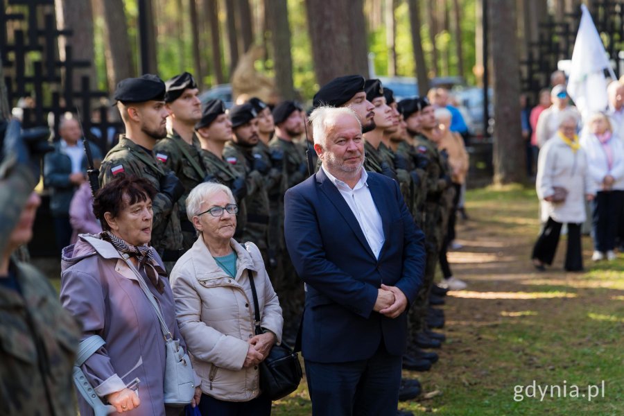 Na zdjęciu m.in. Krzysztof Jankowski, pełnomocnik prezydent Gdyni ds. kombatant&oacute;w 