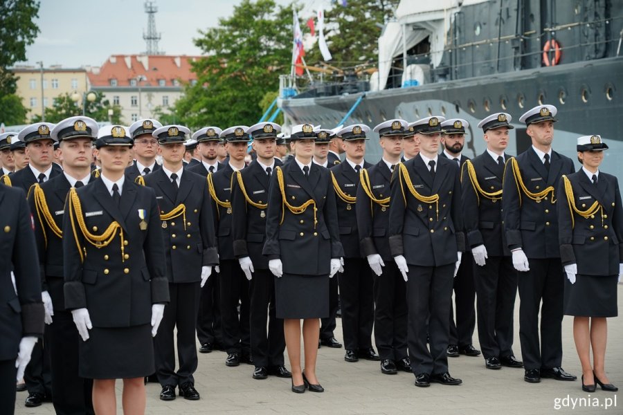 Promocja na pierwszy stopień oficerski na ORP „Błyskawicy”
