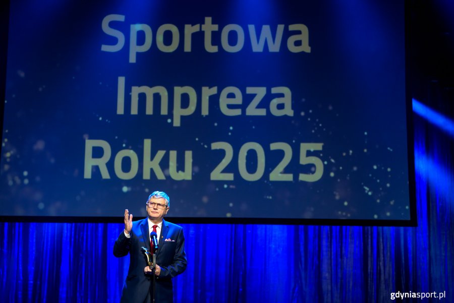 XXVII Gala Gdyńskiego Sportu w Teatrze Muzycznym w Gdyni. Nagroda dla Sportowej Imprezy Roku 2025 (fot. Gdyńskie Centrum Sportu)