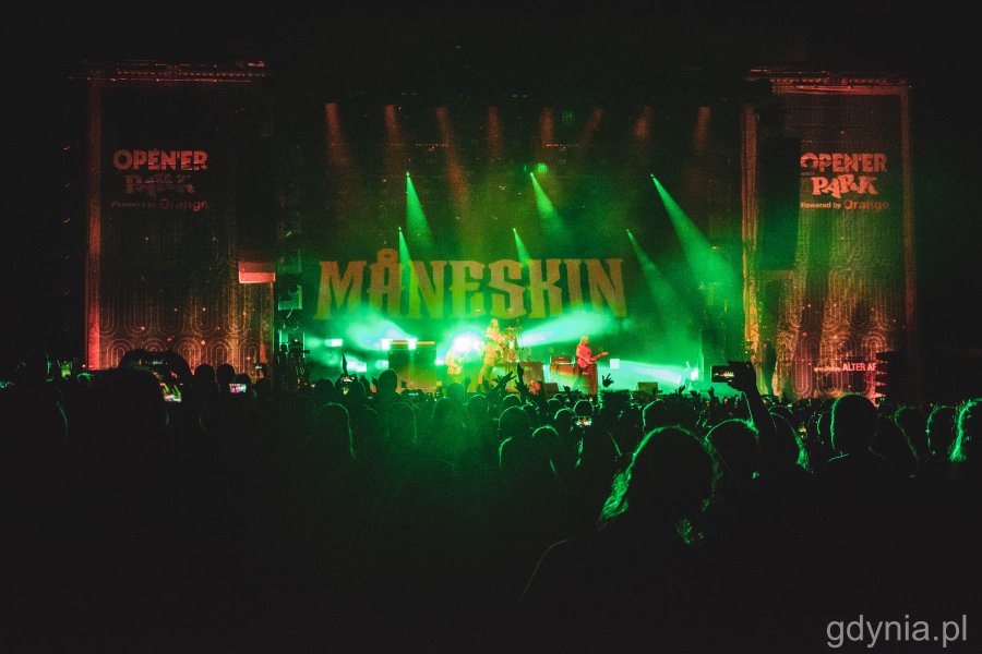Måneskin na Open'er Park // fot. Paweł Kukla