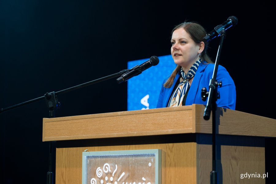 Prezydent Gdyni Aleksandra Kosiorek (fot. Natalia Kawalerowicz) 