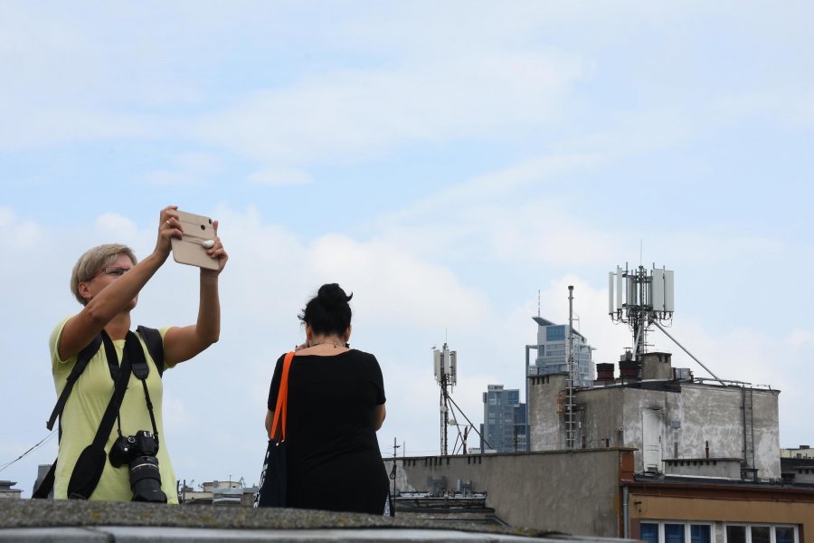 Niezwykły spacer zainaugurował 8. odsłonę festiwalu „Weekend Architektury", fot. Jan Ziarnicki