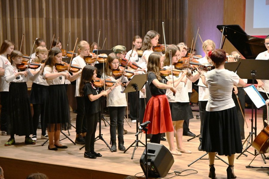 Koncert „Muzyczna dla Niepodległej” Szkole Muzycznej I i II st. im. Z. Noskowskiego w Gdyni. Fot. Zygmunt Gołąb