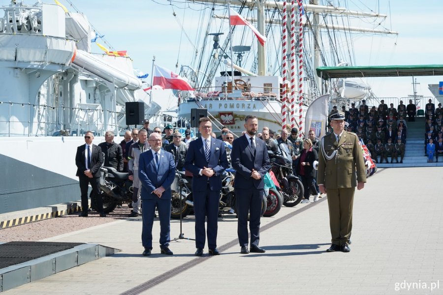 Na zdj. marszałek Sejmu RP Szymon Hołownia i Minister Obrony Narodowej Władysław Kosiniak-Kamysz