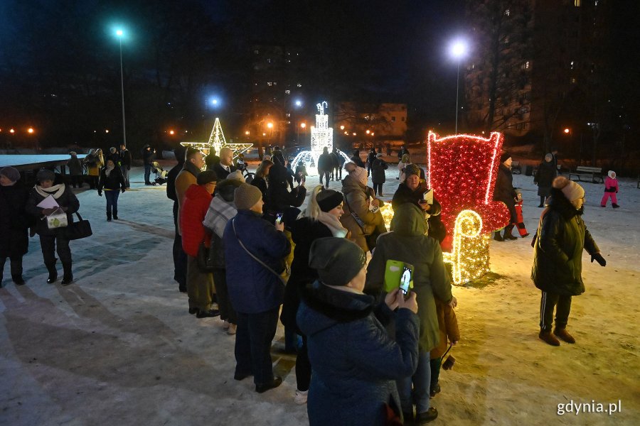 Iluminacje świąteczne w Parku Kilońskim