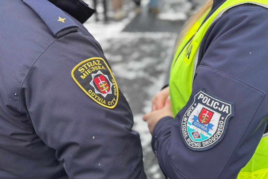 Straż Miejska w Gdyni i Komenda Miejska Policji w Gdyni prowadzą akcję „Bezpieczne ferie” 