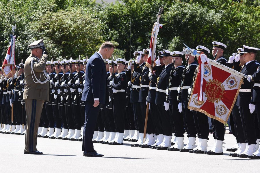 Uroczyste odsłonięcie pomnika Polski Morskiej // fot. Michał Puszczewicz