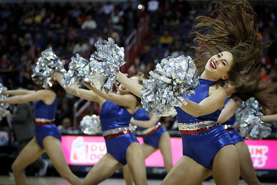 Cheerleaders Gdynia podczas występu w Waszyngtonie, fot. Mariusz Mazurczak