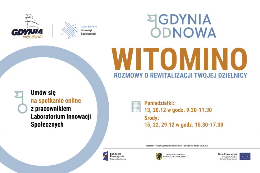 Terminy spotkań dla mieszkańców Witomina // mat. Laboratorium Innowacji Społecznych