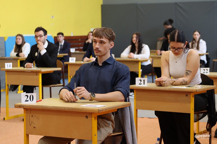 Matura w VII Liceum Ogólnokształcącym (fot. Katarzyna Balcerzak)