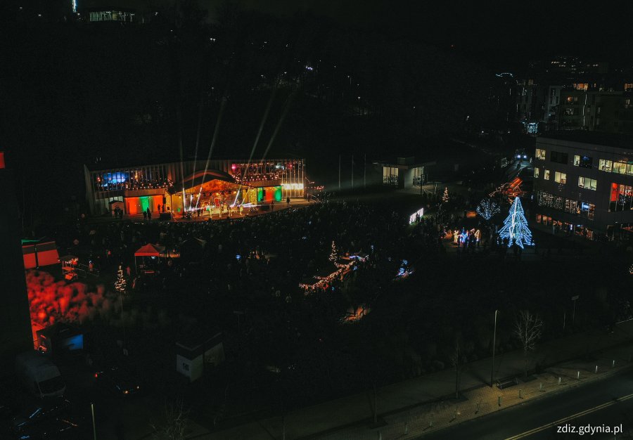 Świątecznie przystrojona Gdynia