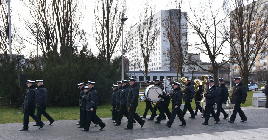 Uroczystości pod pomnikiem Polski Morskiej, fot. Magdalena Śliżewska