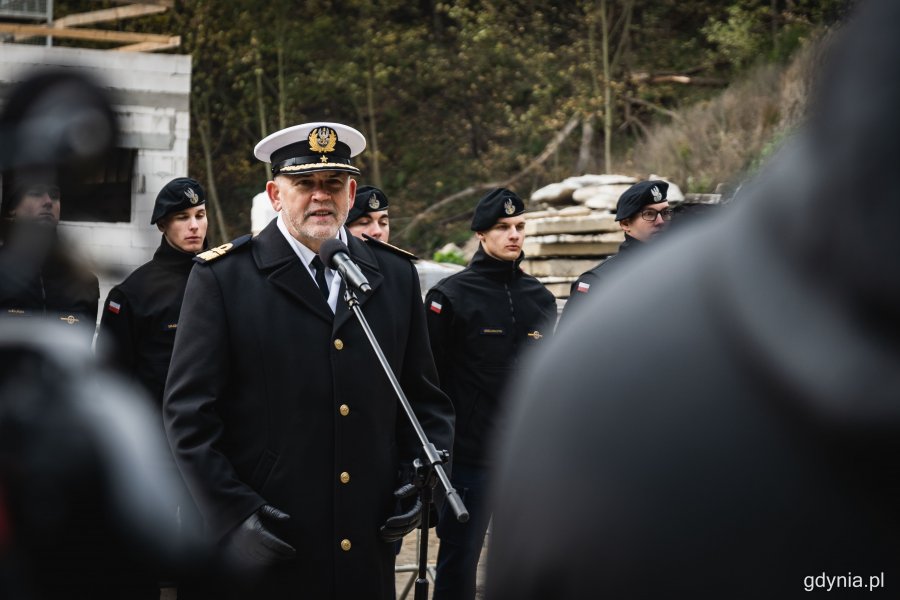 Ceremonia wmurowania kamienia węgielnego pod Akademickie Centrum Technologii Podwodnych na gdyńskim Oksywiu, fot. Kamil Złoch