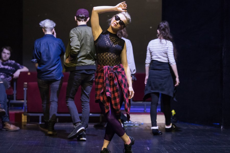 Przygotowania do premiery "Tlenu" w Teatrze Muzycznym // fot. Piotr Manasterski