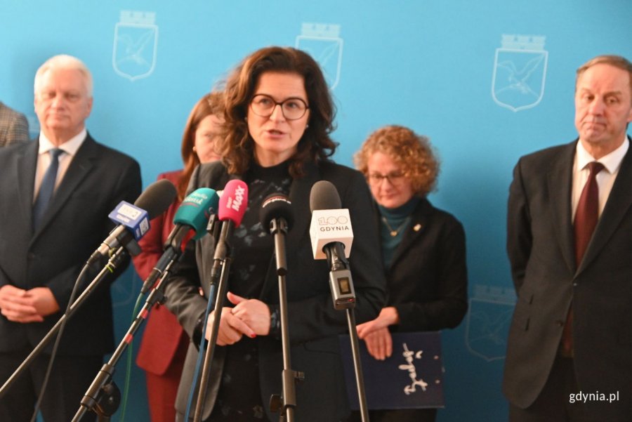 Na zdjęciu m.in.: Aleksandra Dulkiewicz, prezydent Gdańska (fot. Magdalena Starnawska)
