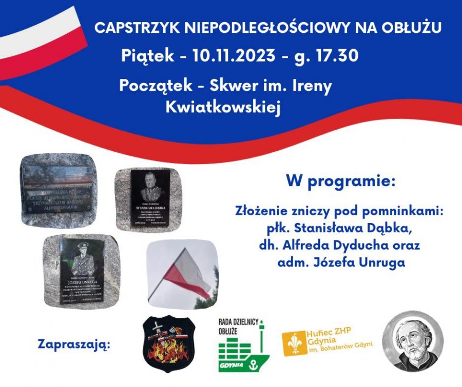 Opis wydarzenia Capstrzyk Niepodległościowy na Obłużu.