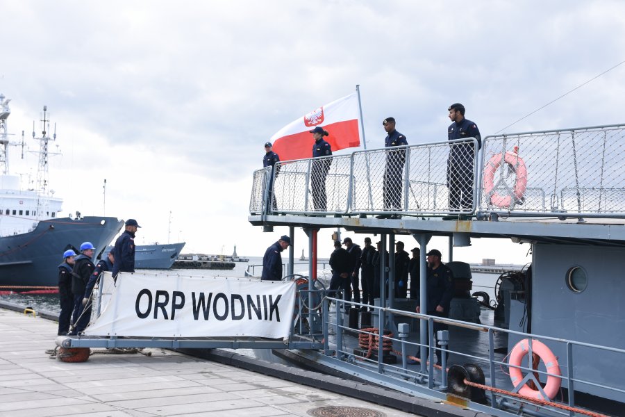 Po 70 dniach rejsu do Gdyni wrócił ORP „Wodnik” // fot. Jan Ziarnicki