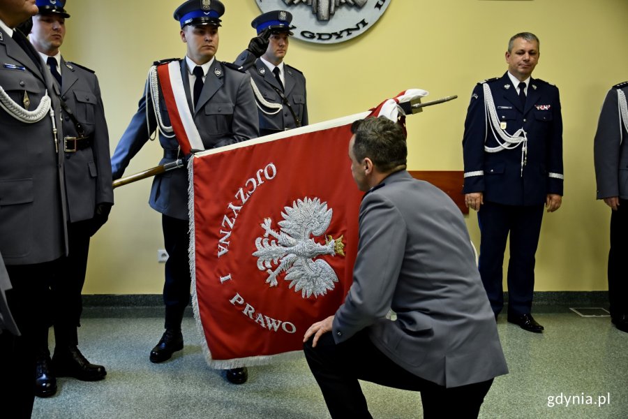 mł. insp. Sławomir Pachura nowym Komendantem Miejskim Policji w Gdyni // fot. Marcin Mielewski