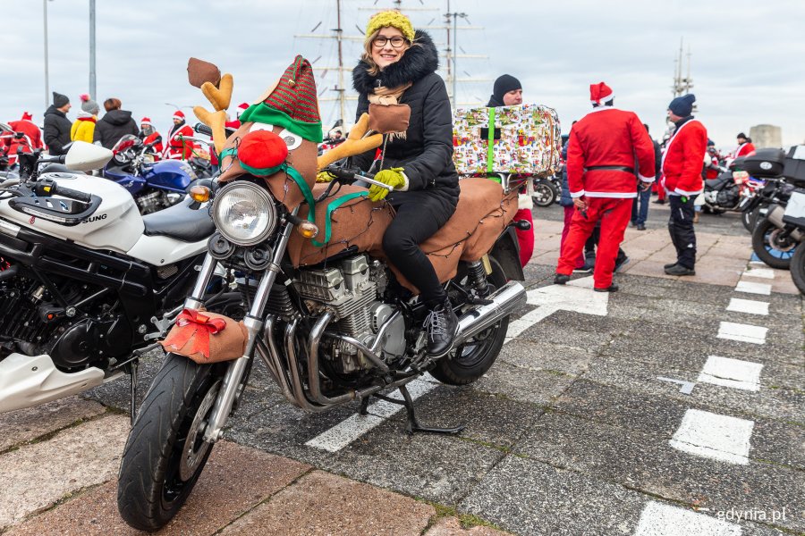 Mikołaje na Motocyklach w Gdyni, fot. Piotr Żagiell