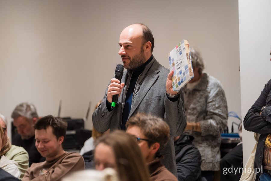 Podczas spotkania na premierze książki nie zabrakło pytań z sali