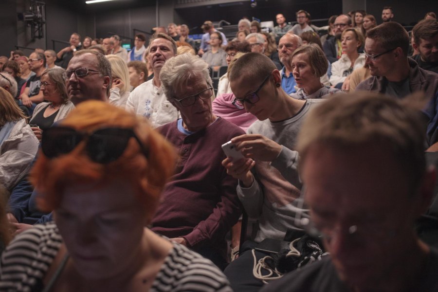 Debata "O związkach literatury i muzyki" w ramach festiwalu "Miasto Słowa", fot. Kamil Jasiński