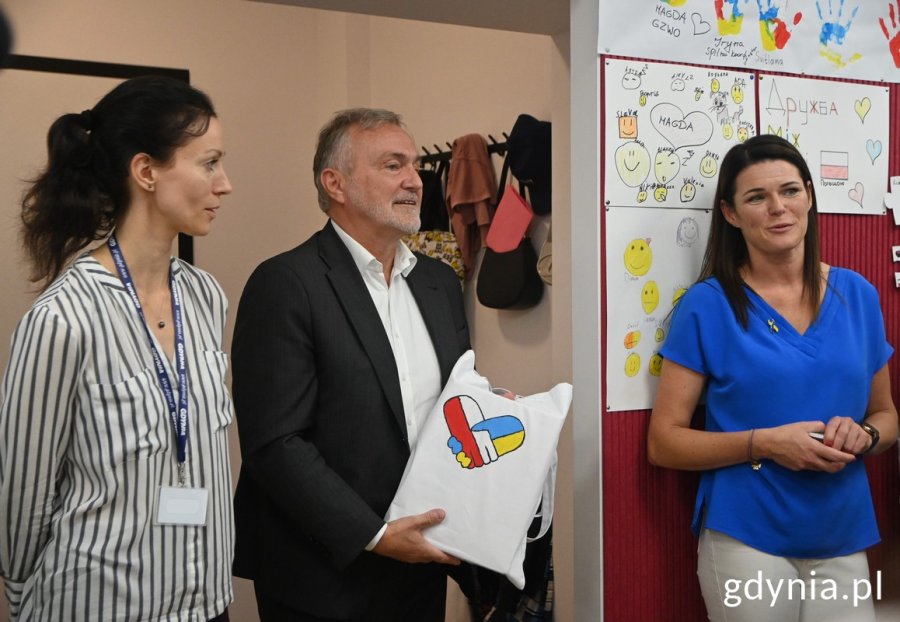 Prezydent z pracownicami Spilno