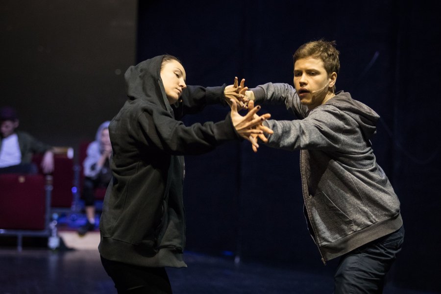 Przygotowania do premiery "Tlenu" w Teatrze Muzycznym // fot. Piotr Manasterski