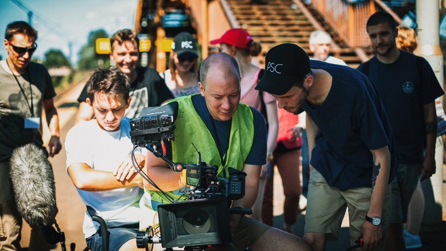 Zdjęcia z planu filmu "Na strajk!" // fot. Michał Ryniak