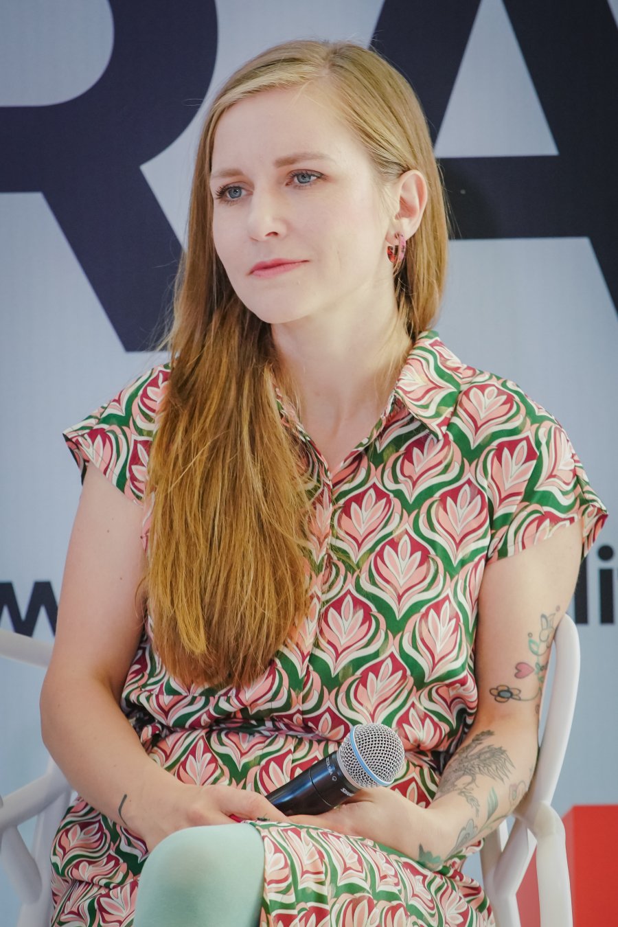 Dorota Masłowska na Festiwalu Miasto Słowa // fot. Anna Rezulak