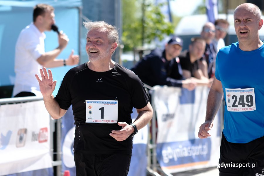 Bieg 5. mil o Puchar Dowódcy Dywizjonu Okrętów Bojowych, fot. Dawid Linkowski, gdyniasport.pl