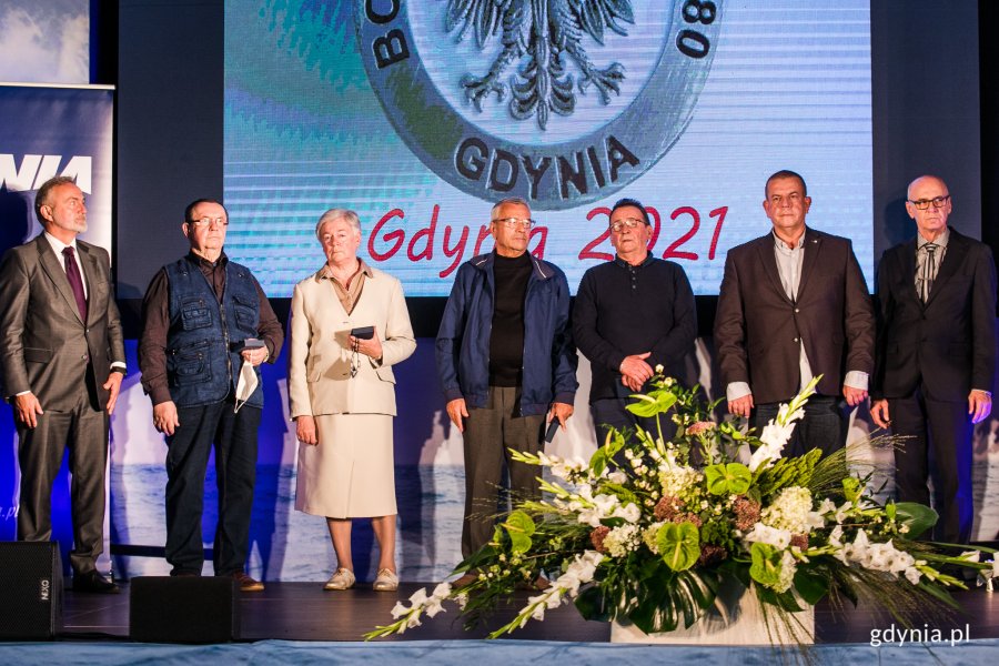 Odznaczeni medalami „Bohaterom Sierpnia '80 Gdynia”, fot. Karol Stańczak