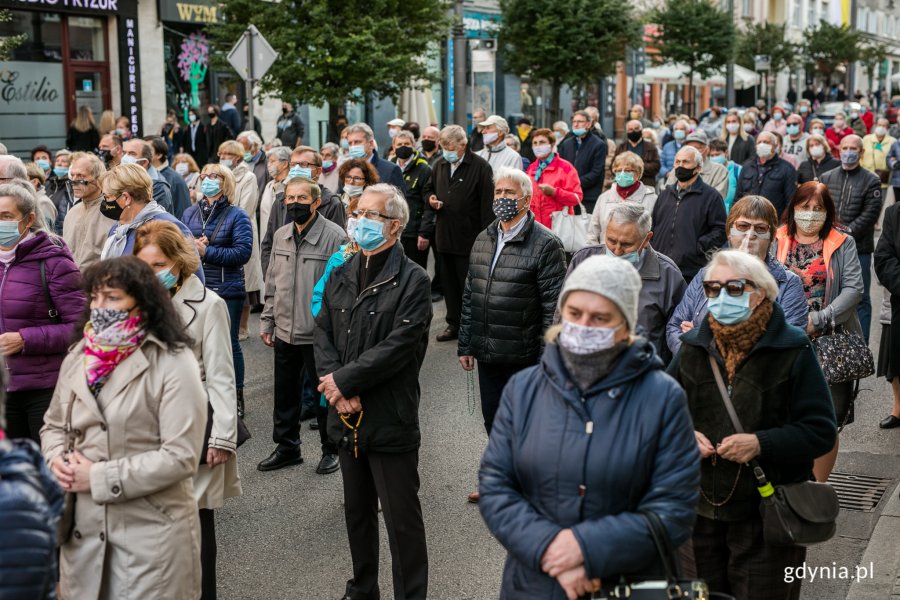 Uczestnicy Dnia Papieskiego w Gdyni // fot. Karol Stańczak