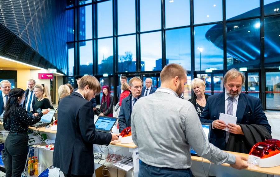 Gala  Ambasadorów Kongresów Polskich, recepcja gości, fot. UM Katowice/POT/SKKP
