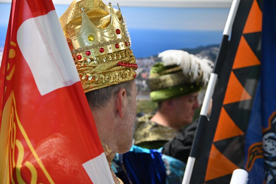  Trzej królowie podczas wizyty w gdyńskim magistracie // fot. Konrad Maćkowiak