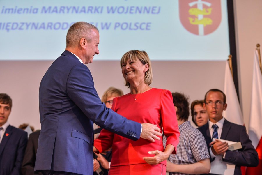 Uroczystości w III LO w Gdyni i wizyta pary prezydenckiej, fot. Przemysław Świderski